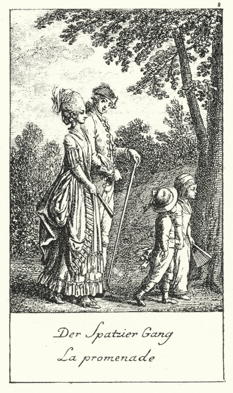 Yürüyüş (gravür) by Daniel Nikolaus (after) Chodowiecki