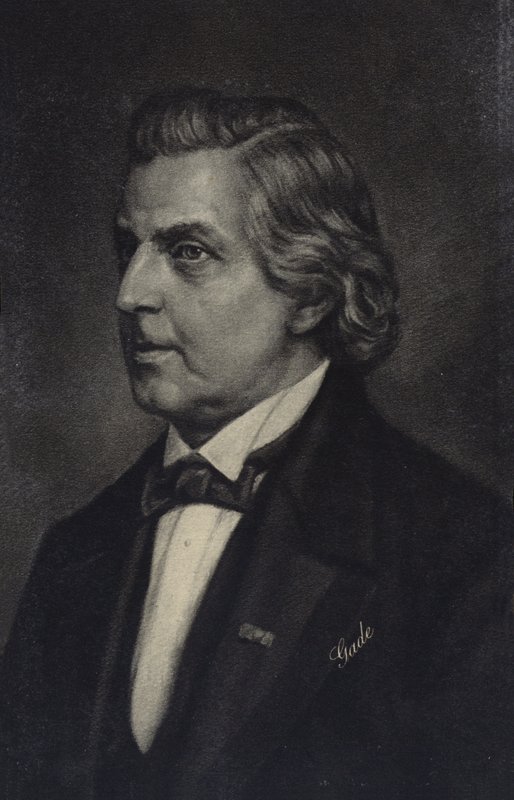 Niels Wilhelm Gade, Danimarkalı besteci, orkestra şefi, kemancı, orgcu ve öğretmen (1817-1890) by Danish School