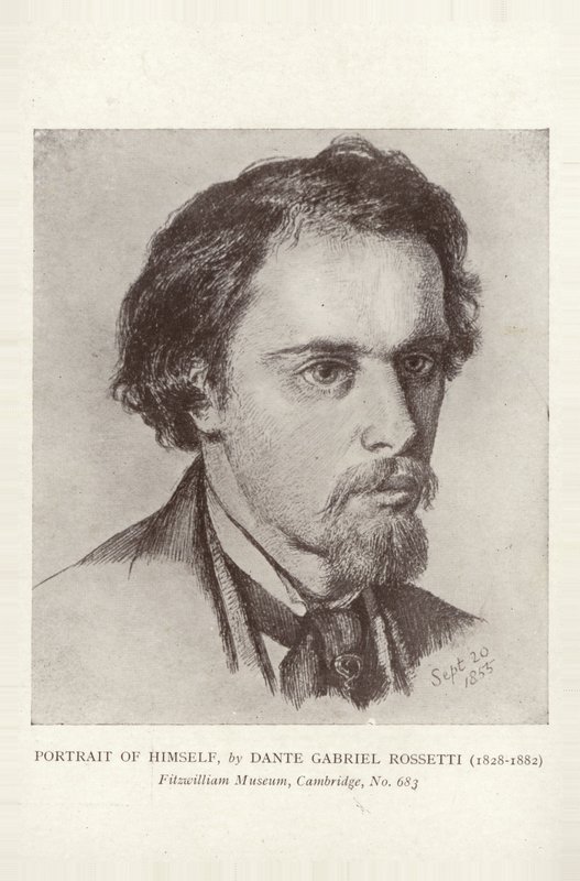 Dante Gabriel Rossetti, İngiliz ressam, illüstratör ve şair by Dante Gabriel Charles Rossetti