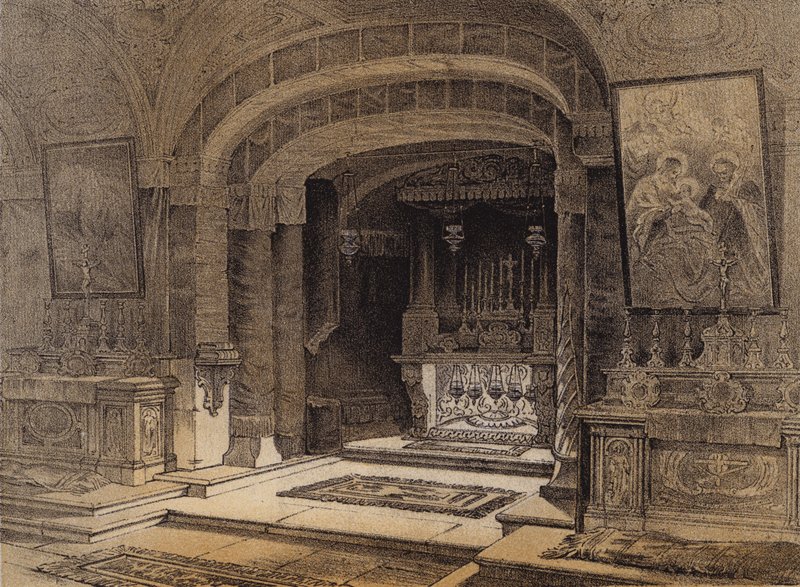 Müjde Tapınağı, Nasıra (renkli taş) by David (after) Roberts