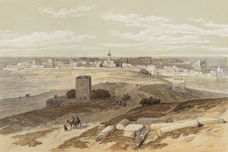 Kıstağın lastiği (renkli taş) by David (after) Roberts