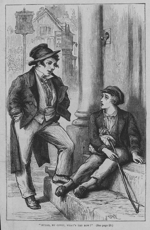 Charles Dickens tarafından Oliver Twist için illüstrasyon (gravür) by David Henry Friston