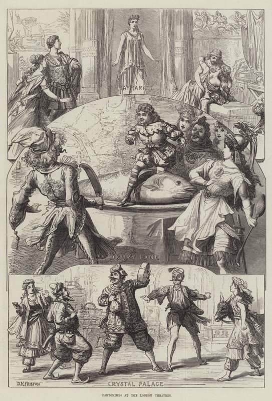 Londra Tiyatrolarında Pantomimler by David Henry Friston