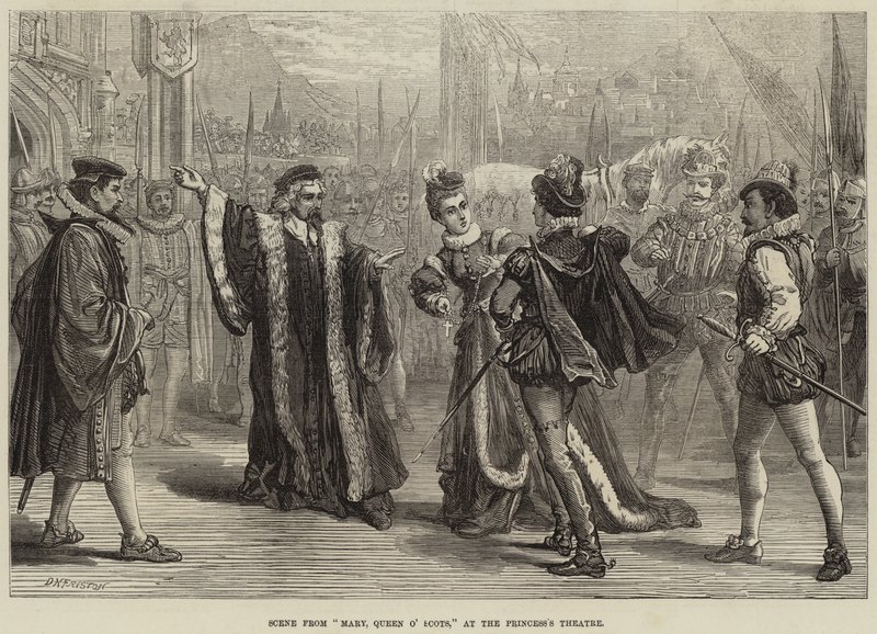 Prensesin Tiyatrosu'ndaki İskoç Kraliçesi Mary'den bir sahne by David Henry Friston