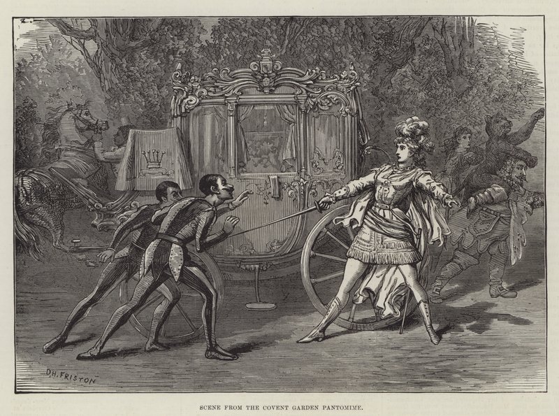Covent Garden Pandomiminden bir sahne by David Henry Friston
