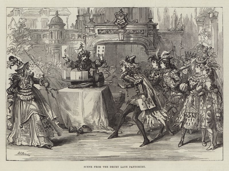 Drury Lane Pandomiminden bir sahne by David Henry Friston