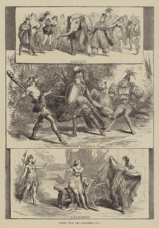 Pandomimlerden Sahneler by David Henry Friston