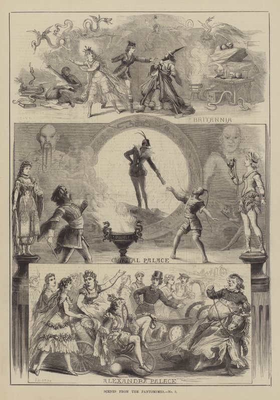 ಪಾಂಟೊಮೈಮ್ಸ್ ಟರ್ಕಿಯ ದೃಶ್ಯಗಳು by David Henry Friston