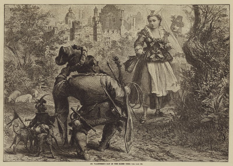 Eski Zamanda Aziz Sevgililer Günü by David Henry Friston