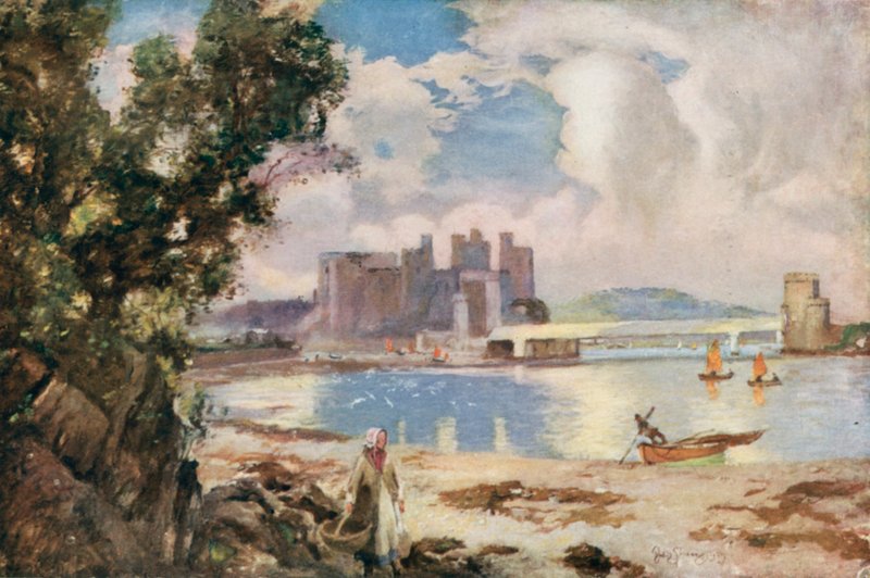 Conway, Galli Feodal Kalelerden Biri by David Murray