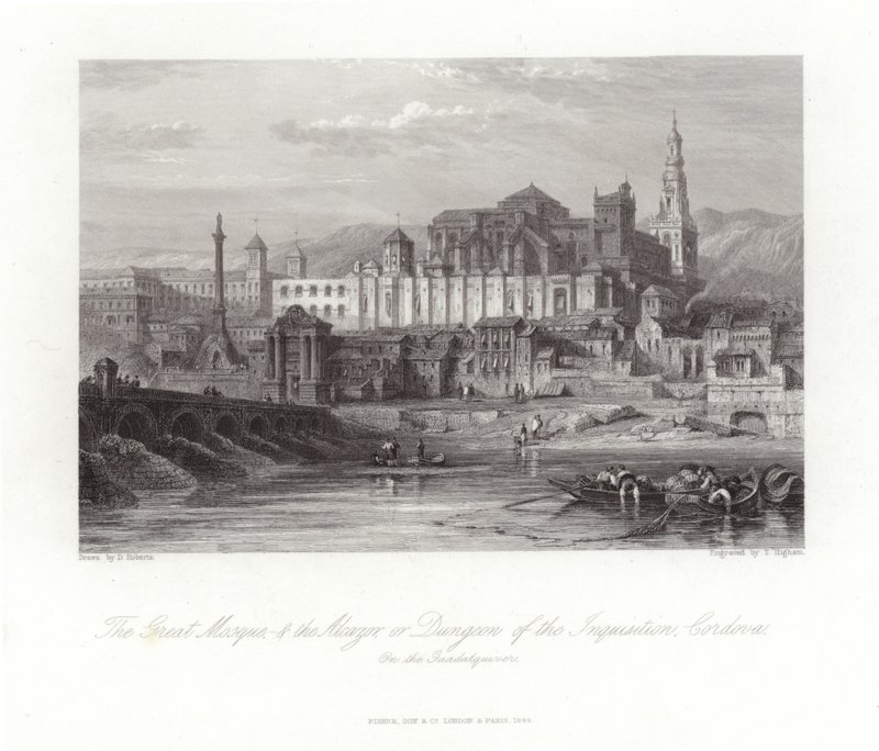 Ulu Cami ve Alcazar by David Roberts