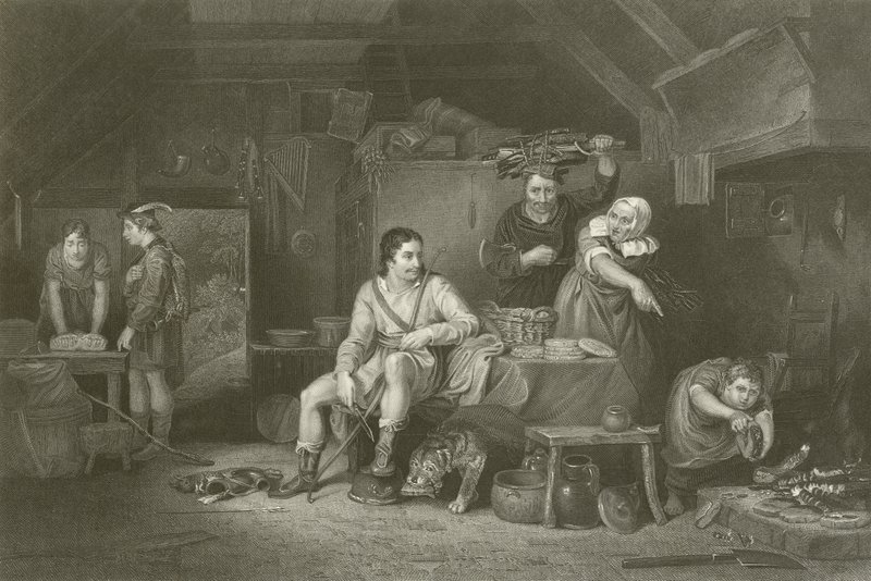 Síðasta viðtal Lord William Russell við fjölskyldu sína by David Wilkie