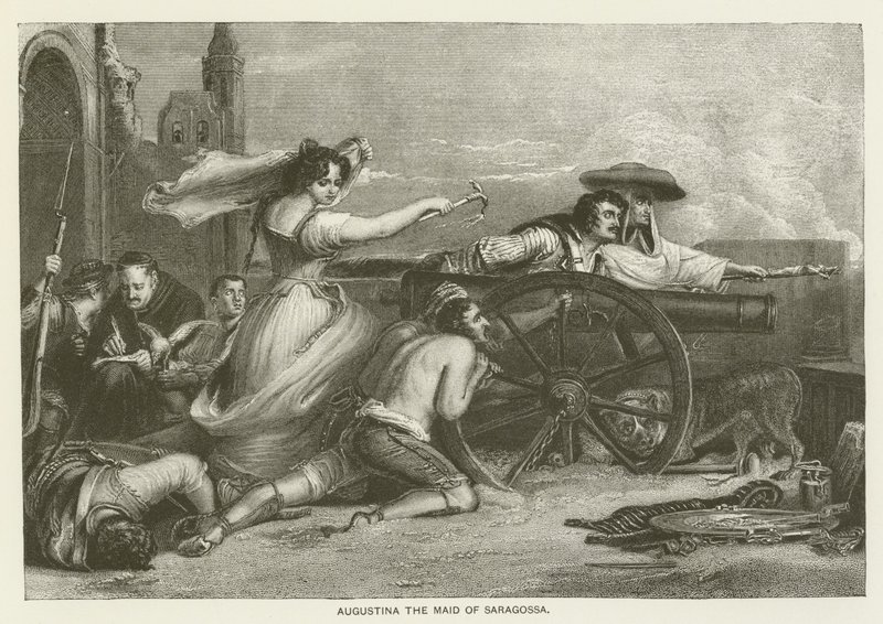 Augustina, Saragossa'nın hizmetçisi by David Wilkie