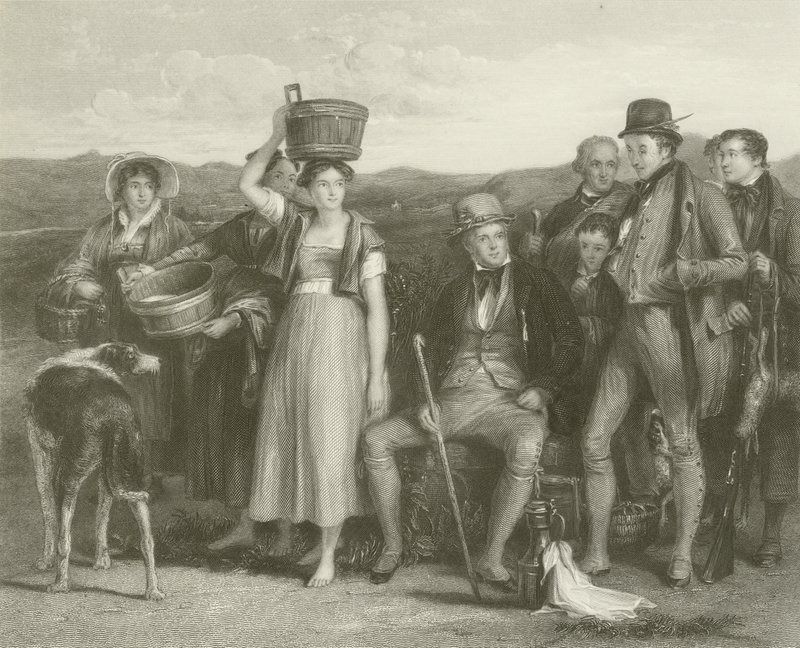 Sir Walter Scott ve Ailesi by David Wilkie
