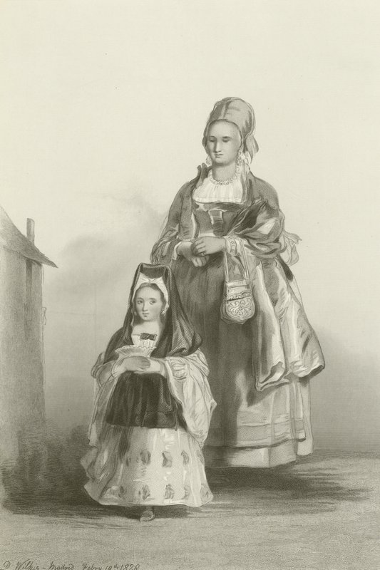Senoritta ve Hemşiresi by David Wilkie
