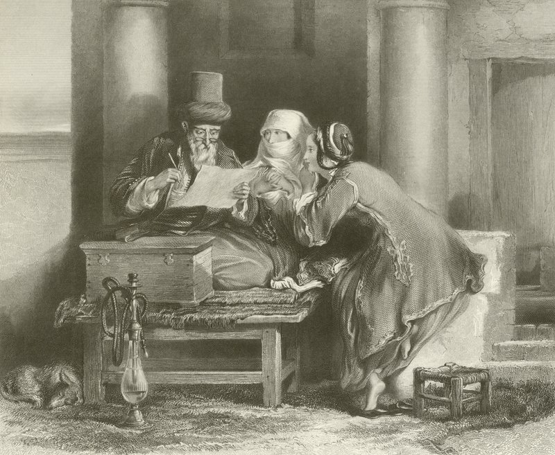 Hana gelen şövalye (Don Kişot) by David Wilkie