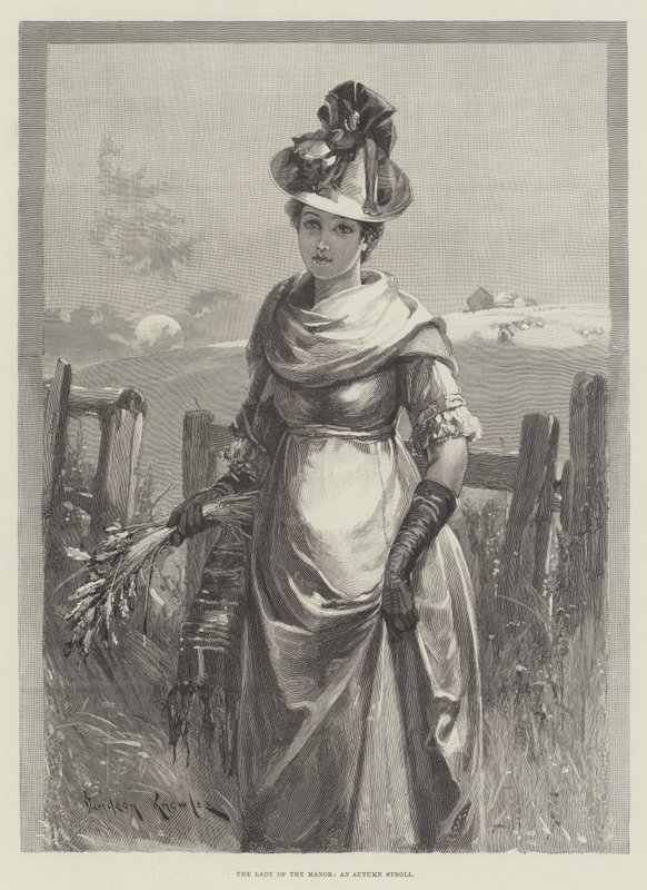 Malikanenin Hanımı, Bir Sonbahar Yürüyüşü by Davidson Knowles