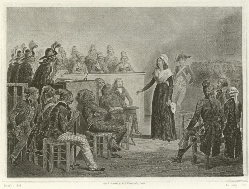 Marie Antoinette Devrimci Mahkemede by Denis Auguste Marie Raffet
