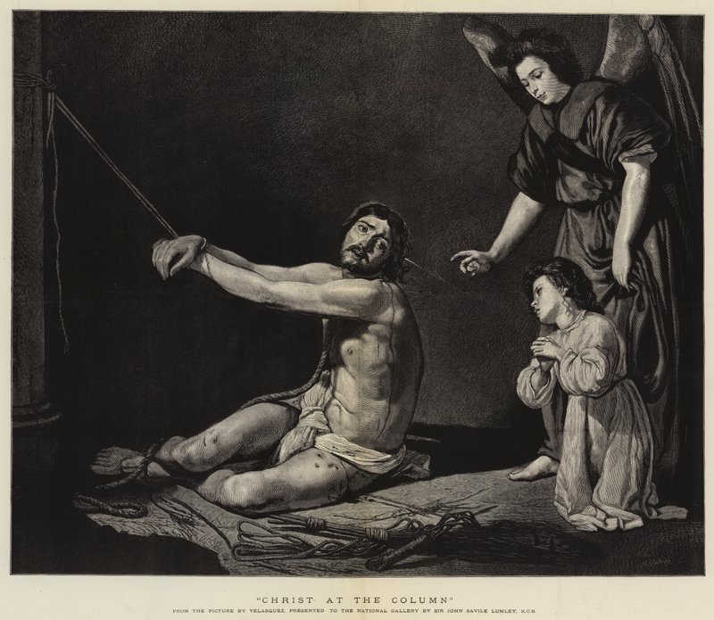 Sütundaki İsa by Diego Velázquez