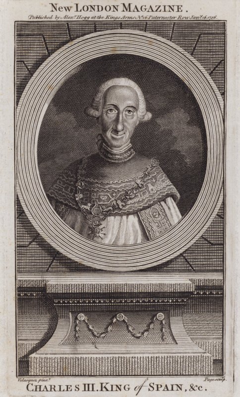 Charles III, İspanya Kralı by Diego Rodriguez de Silva y (after) Velazquez