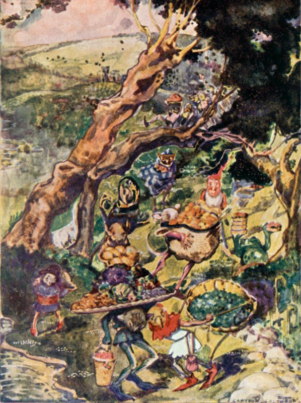 Illustration for Goblin Market by Christina Rossetti  by Dion Clayton Calthrop