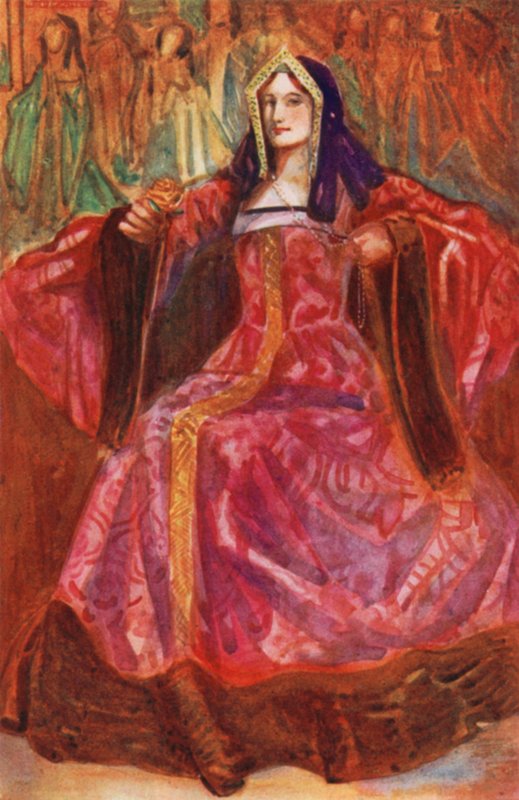 Henry VII 1485-1509 Zamanının Bir Kadını by Dion Clayton Calthrop