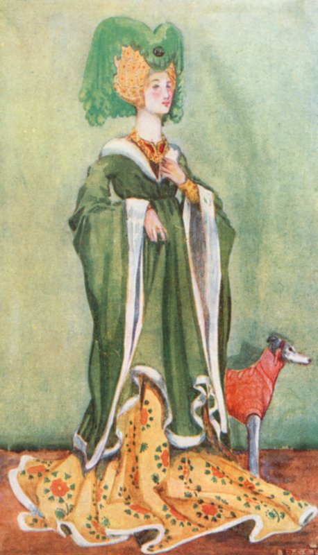 Henry VI 1422-1461 Zamanının Bir Kadını by Dion Clayton Calthrop