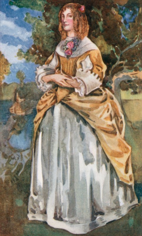 James II 1685-1689 Zamanının Bir Kadını by Dion Clayton Calthrop