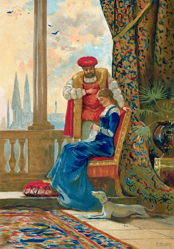 Kral Henry VIII ve Anne Boleyn by Dionisio Baixeras Verdaguer