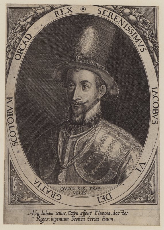 İskoçya Kralı VI. James (gravür) by Dominicus or Custodis Custos