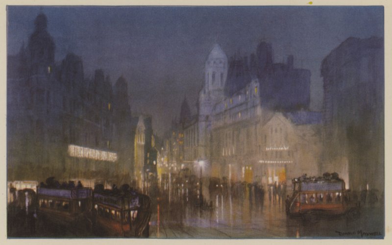 Tottenham Court Road Büyük Kanalı by Donald Maxwell