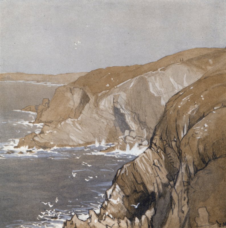 Cornish Sahili (renkli taş) by Donald (after) Maxwell