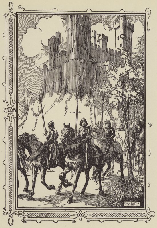 Sör Galahad Manastırda by Dora Curtis