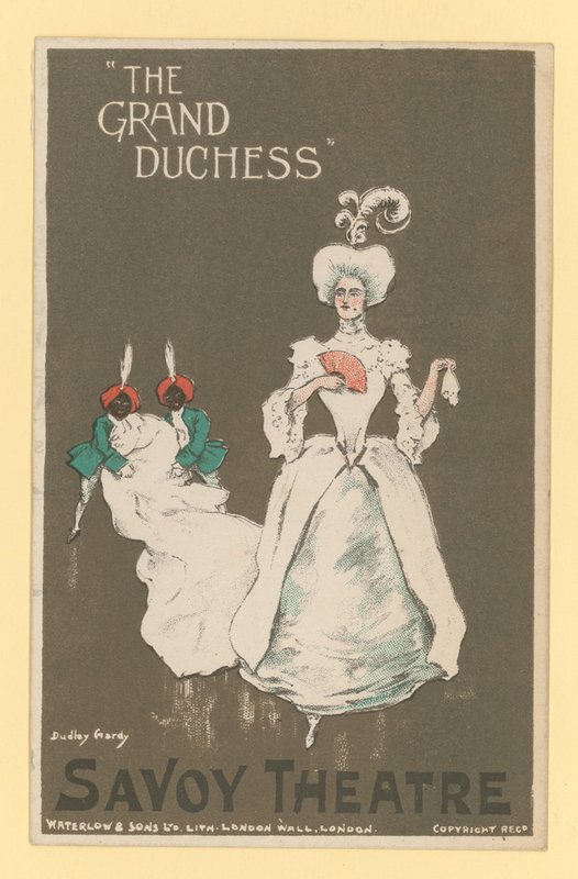 Büyük Düşes, Savoy Tiyatrosu, Londra by Dudley Hardy