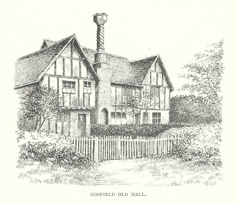 Gosfield Old Hall (lito) by Duncan Moul