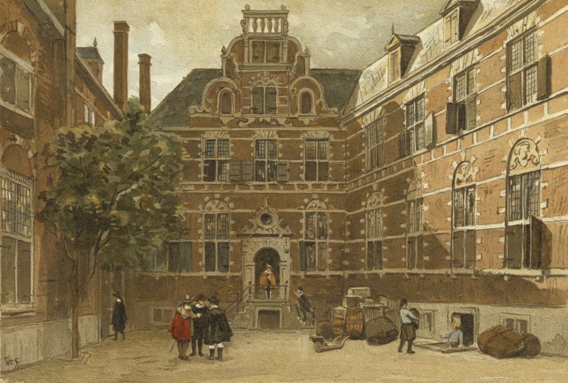 Doğu Hint Adaları Evi Avlusu, Amsterdam by Dutch School