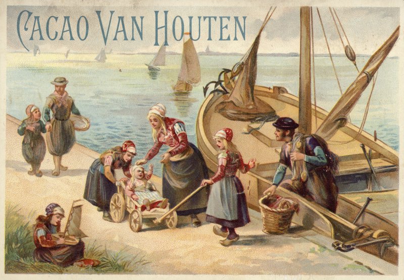 Ailesi ile balıkçı by Dutch School