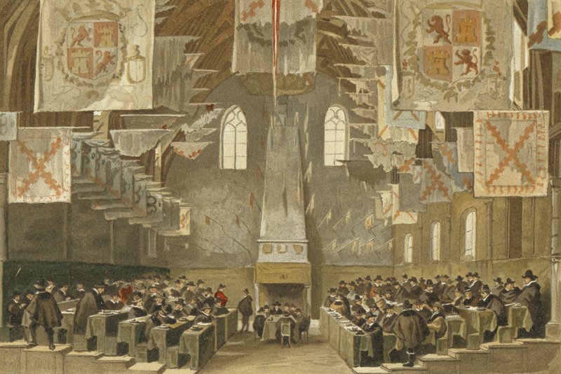 Binnenhof Büyük Salonu, Lahey, Hollanda by Dutch School