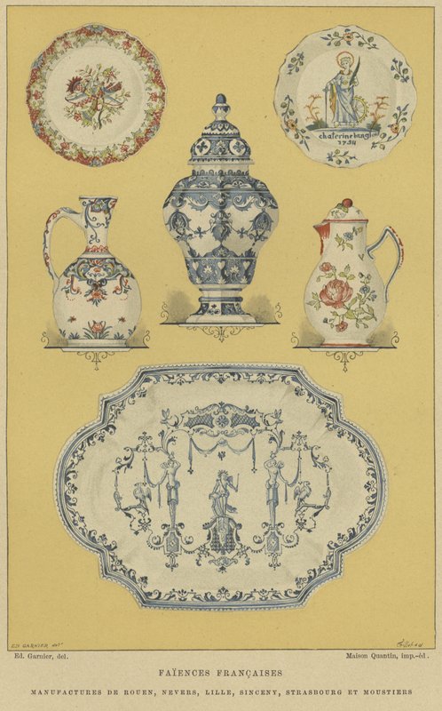 Fransız fayansları by E. Garnier