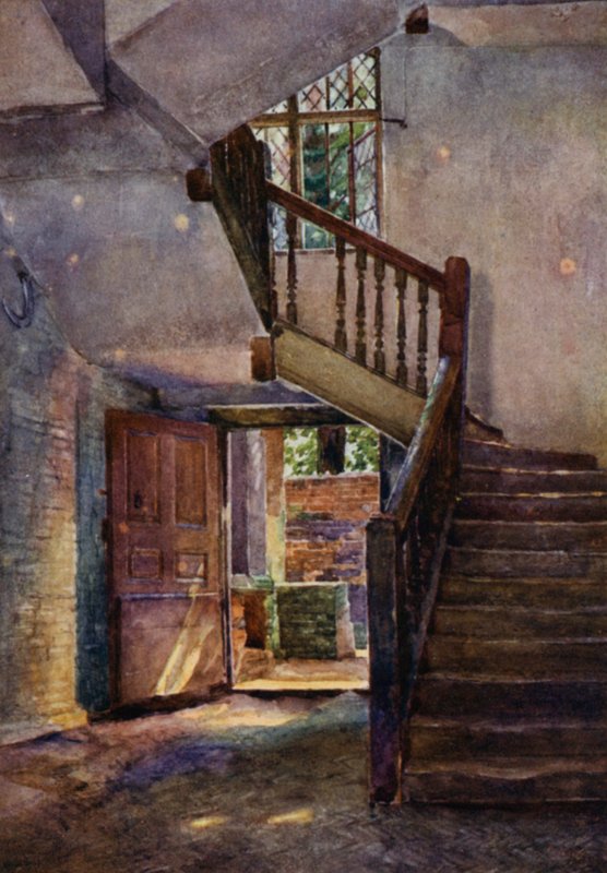Eton: Eski Birahanenin İçi (renkli taş) by E. D. Brinton