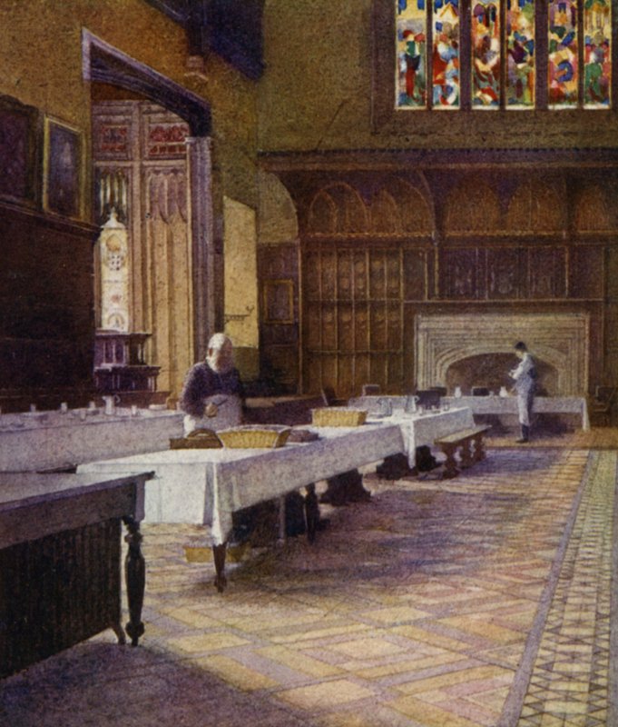 Eton: Kolej Yemek Salonu (renkli taş) by E. D. Brinton