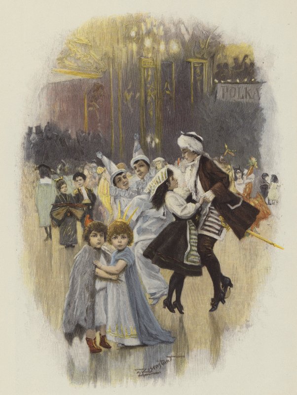 Karnaval Zamanında Çocuk Balosu by E. after Rosenstand
