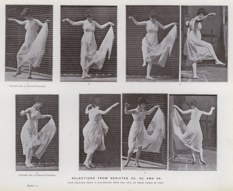 Hareket Halindeki İnsan Figürü: 62, 63 ve 64. serilerden seçmeler by Eadweard Muybridge