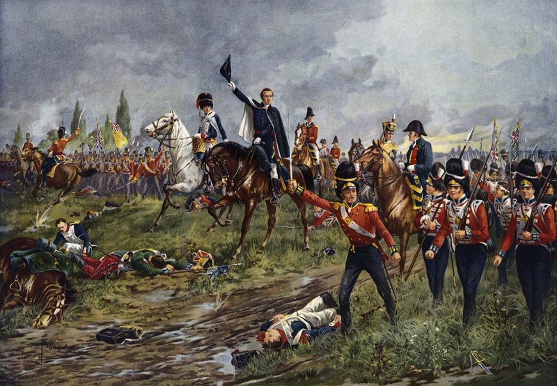 Tüm Hat İlerleyecek, Waterloo Savaşı by Edgar Alfred Holloway