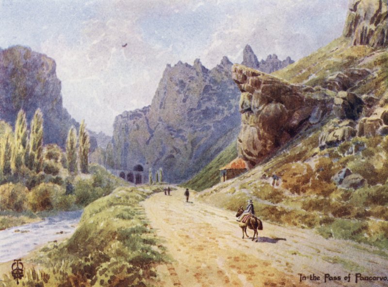 Kuzey İspanya: Pancorvo Boğazı (renkli taş) by Edgar T. A. Wigram
