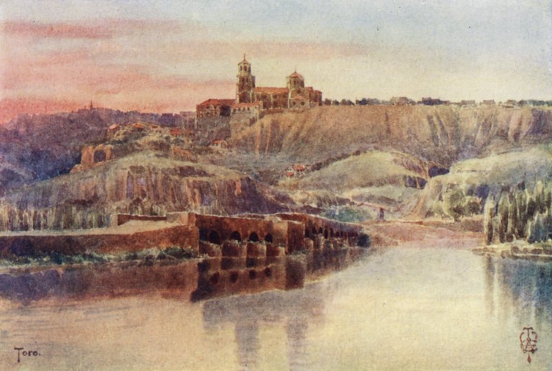 Kuzey İspanya: Toro, Duero kıyılarından (renkli taş) by Edgar T. A. Wigram