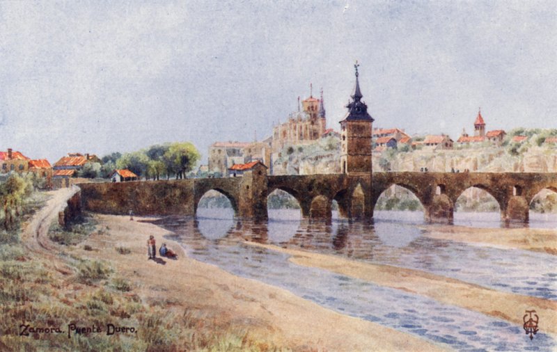 Kuzey İspanya: Zamora, Duero kıyılarından (renkli taş) by Edgar T. A. Wigram