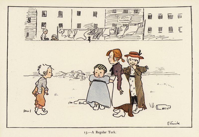 Normal Bir Türk (renkli taş) by Edith Farmiloe