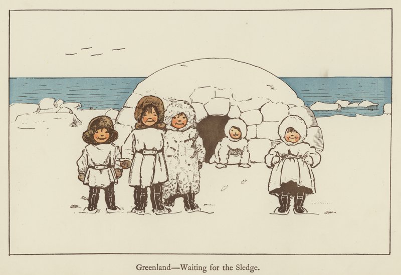 Grönland, kızağı bekliyor by Edith Farmiloe