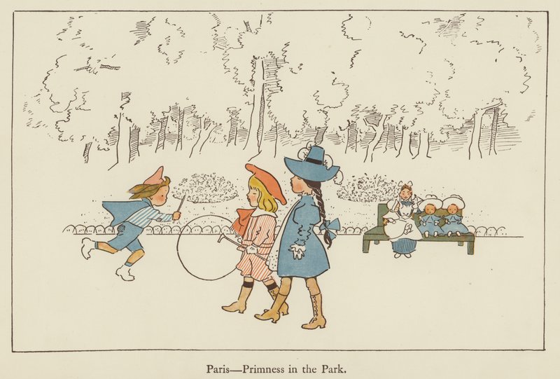 Paris, parkta asalet by Edith Farmiloe